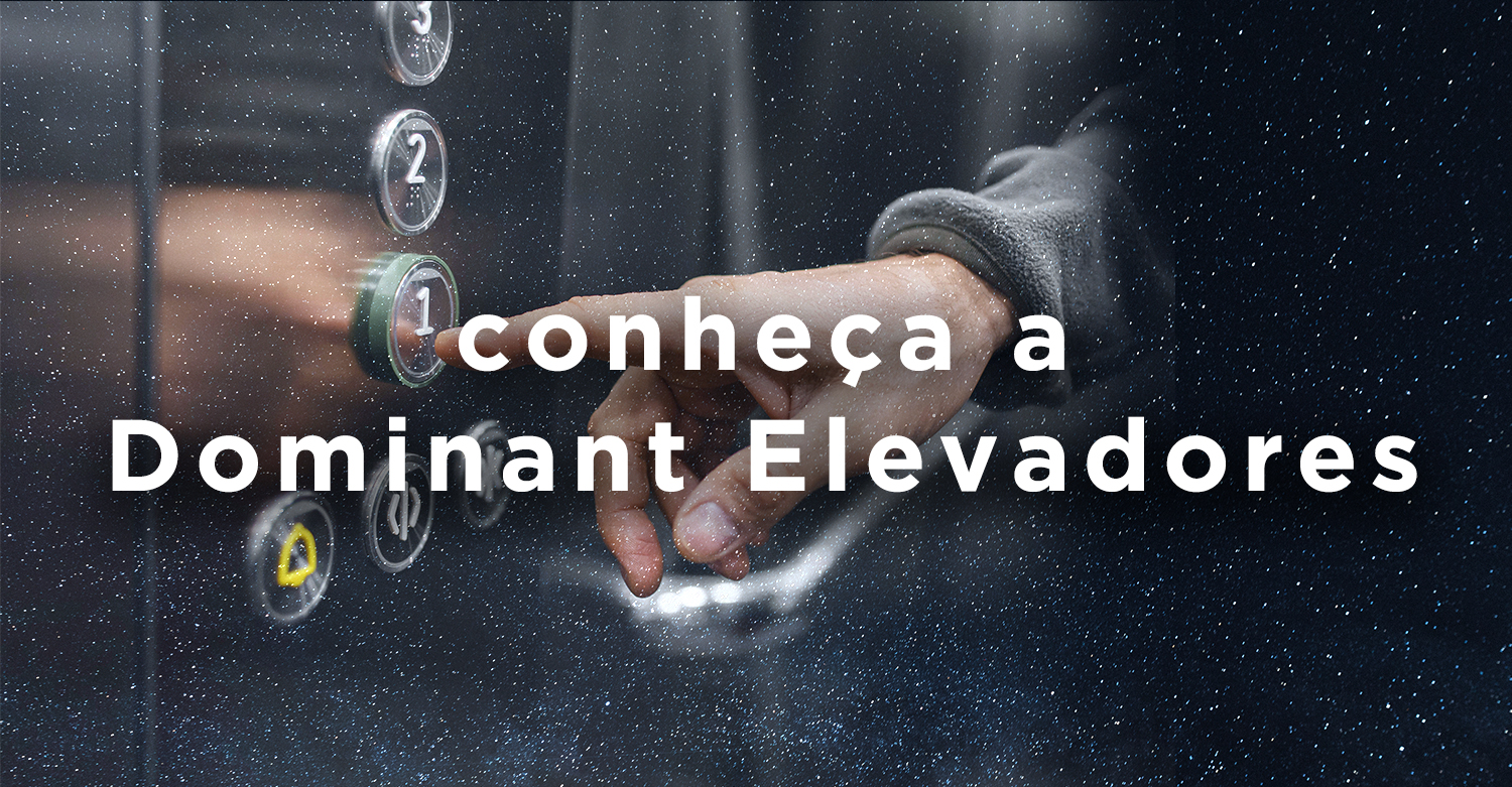 Elevador moderno em operação